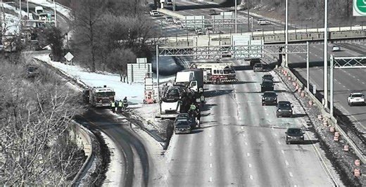 Lanes reopen on I-90 East in Cleveland