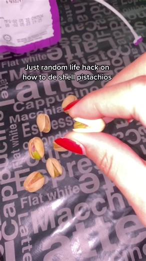 Easy Pistachio Shelling Method by Julia - Tiktok Beauty Expert