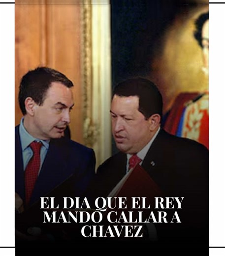 El tenso enfrentamiento de Zapatero y Chávez