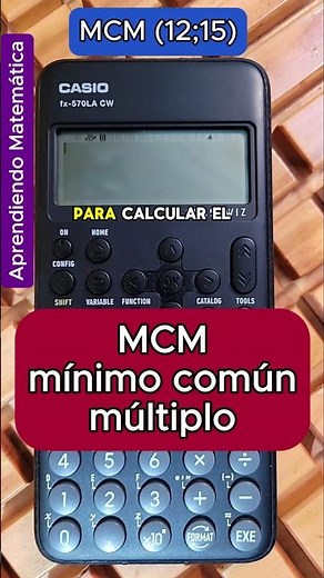 How to CALCULATE LCM on a SCIENTIFIC CALCULATOR 🤔
