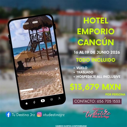 14 reactions · 6 comments | ✨ ESCÁPATE A CANCÚN ✨ Vive unos días...