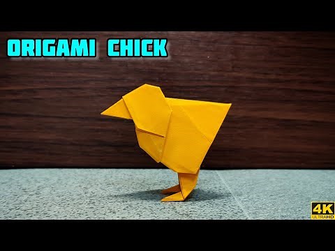 Origami Chick | Origami tutorial | Paper craft