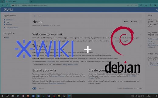 Debian 12安装XWiki 14.10 长期支持版 视频教程 | XWiki安装篇
