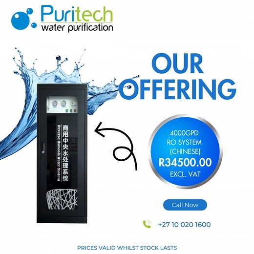 4000GPD RO System (Chinese) Discover the ultimate water purification solution with our 500 Litres Per Hour Industrial RO System! 💧 Featuring a robust pretreatment setup tailored to your water analysis, this system ensures premium, low-maintenance performance. Perfect for a wide range of applications from hotels to laboratories. Trust Puritech for reliable, high-quality water solutions. Learn more about our customizable systems and expert installation services today! #WaterPurification #ReverseO