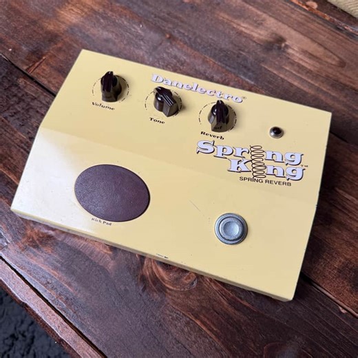 Danelectro Spring King Reverb 2000s - Yellow | Reverb