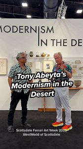 @alpha_beta_tone curated an incredible exhibit at @scottsdaleferrariartweek called “Modernism in the Desert” that features work by legends such as Fritz Scholder and Ed Mell. Tony walks us through the entire exhibit in the upcoming episode of the Art Dealer Diaries Podcast releasing this Wednesday on YouTube, Spotify, and Apple Podcasts. #tonyabetya #modernism #scottsdaleferrariartweek #marksublette #medicinemangallery | Mark Sublette Medicine Man Gallery