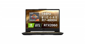 Asus TUF Gaming A15 FA506IV-AL031T Laptop – Ryzen 7 2.9GHz 16GB 1TB 6GB Win10 15.6inch FHD Grey Metal English/Arabic Keyboard