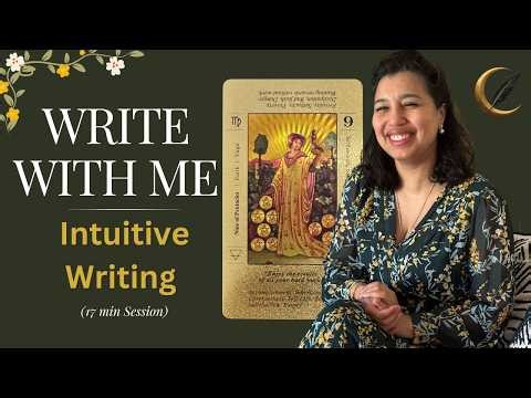 Spring Intuitive Writing 🌱 Write With Me (17 Min Automatic Writing Session)