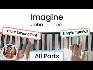 How to play Imagine - John Lennon | EASY Piano Tutorial!!