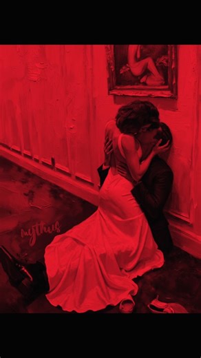 𝐌𝐲𝐭𝐡𝐮𝐬 on Instagram: "🪽 𝕄𝕖𝕞𝕠𝕣𝕪 𝕠𝕗 𝕊𝕜𝕚𝕟 On the purple carpet, time had undressed itself. The woman’s back had slipped free from her white dress, opening like a secret in the man’s hands. She straddled him, her breath wandering along his neck, her fingers tangled in his hair. Shoes lay aside, silent witnesses of desire. Every touch left a mark like a brushstroke; every kiss made the nude figure on the wall jealous. When she pointed at the painting, her voice was almost a sigh: “