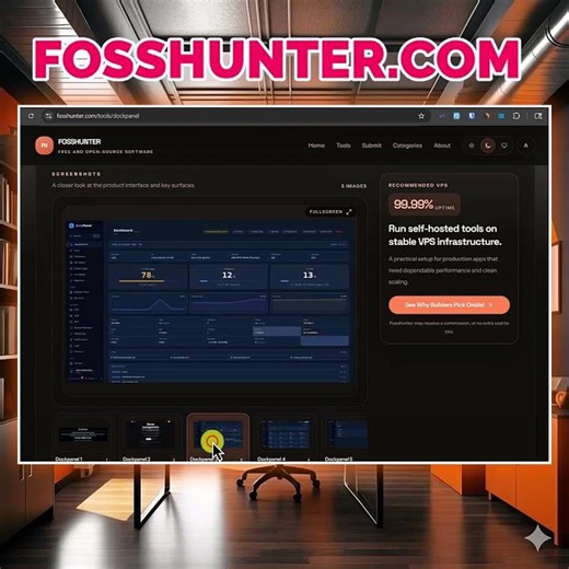 Dockpanel is a modern, native Docker server management panel