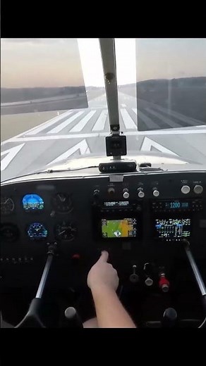 Every Landing Is A Learning Experience – First Solo #studentpilot #cockpit #aviation #shorts