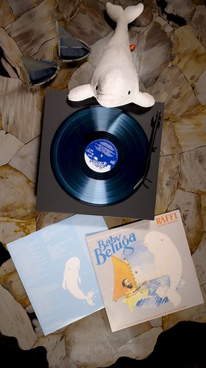 Raffi’s Baby Beluga celebrates 45 years with a special eco-friendly LP: bright blue, 100% recyclable, and filled with timeless tunes that bring smiles generation after generation. 🐋 Order now at the link in bio and let the sing-along begin! 🎶 | Craft Recordings
