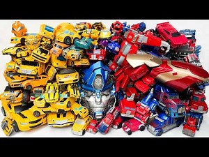 Ultimate Satisfying TRANSFORMERS Collection: Evolution of BUMBLEBEE, OPTIMUS PRIME, SUPERHEROES Toys