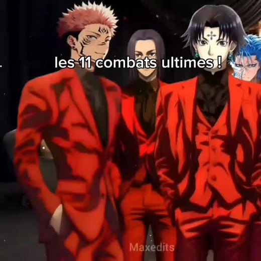 Les 11 combats ultimes #animeedit #combatultime #vsanime