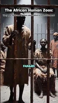 THE AFRICAN HUMAN ZOOS: They put Africans in Zoos and called it entertainment. #AfricanHistory