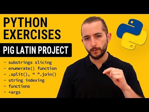 Python Exercise | Beginner Level | Pig Latin Program in Python With Challenges Application