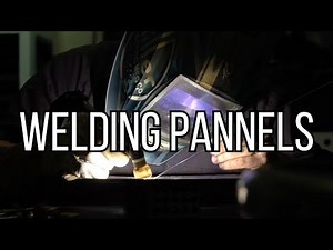Welding aluminum body panels