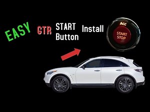 GTR START Button Install on 2nd Gen INFINITI FX / QX70