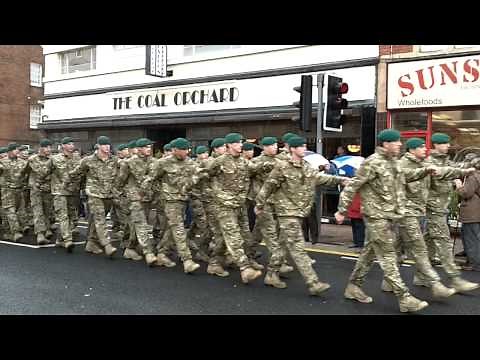 40 Commando Royal Marines Parade at Taunton 17th November 2010
