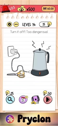 Brain Test Level 14 Answer | Tricky Puzzle Level 14 Solution & Walkthrough Guide