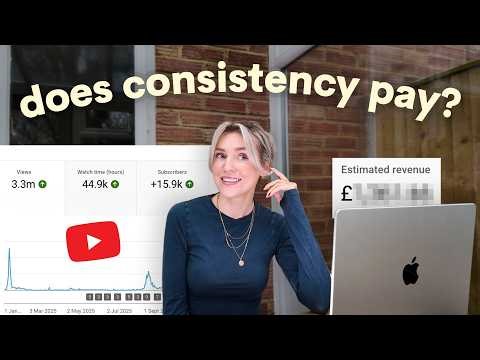 I stayed consistent on YouTube for a year… here’s what it paid (8K → 23K Subs) 💰🌟📈