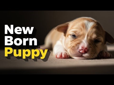 Just Born Puppy’s First Moments | Adorable Baby Dog Video