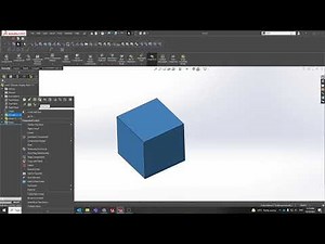 Creating a Cavity (Boolean subtract cut) | Solidworks Tutorial