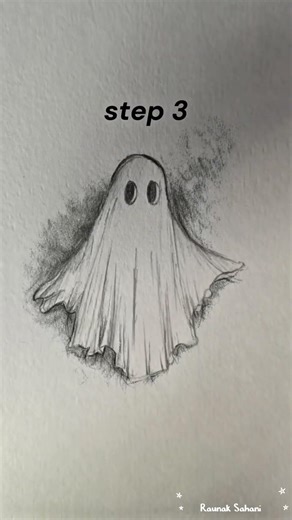 wait for Ghost drawing 💀🤫#trending #drawing #art #viratkohlishatak #sketch khich ke rakho mitar