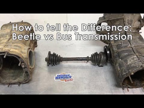 Bug vs Bus Transmissions - How to tell the difference - Air cooled VW Tech Tips