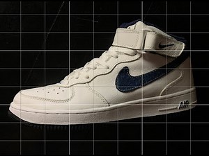 Sneaker Review: 2001 Nike AIR FORCE 1 Mid Denim Vintage Sneakers Classic AF1