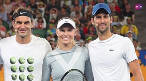 112K views · 7.2K reactions | "Thank you for all your time off the court. Thank you for teaching me a lesson on the court.” “We will miss you. The WTA will miss you. The ATP will miss you.” “I wish you just all the best.” Congratulations and good luck, Caroline Wozniacki! | WTA | Facebook