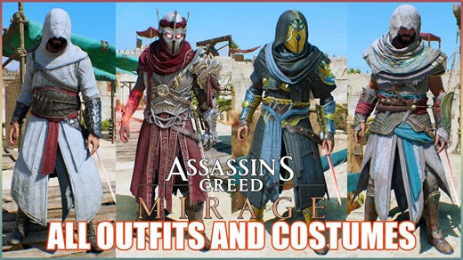 Assassin's Creed Mirage All Outfits and Costumes Unlocked