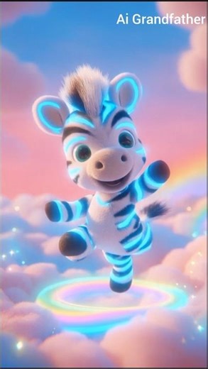 Zigzag Zebra | #shorts #ai #kids #viral