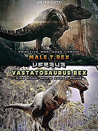 T-Rex vs Vastatosaurus Rex: Epic Dinosaur Showdown