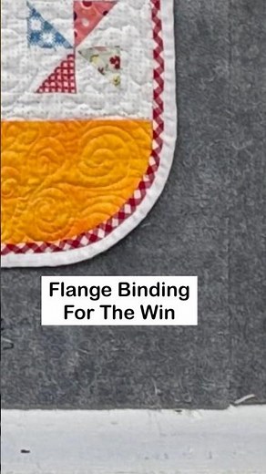 🔥 EPIC Flange Quilting Binding On Round Corners