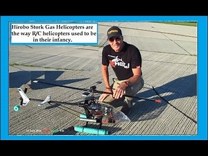 Vintage Hirobo Stork Nitro Helicopters are the way Helicopters used to be.