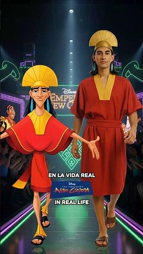 GROOVE IN LIVE ACTION! 😱🔥what do you think of this real-life version of The Emperor’s New Groove?