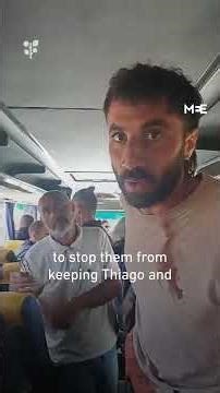 Global Sumud Flotilla activists held on Greek bus after being assaulted by Israeli forces