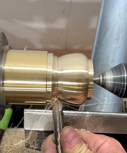 Woodturning - I Turned Solid Brass On A Wood Lathe ! #experiment #woodturning | Jack Mack Woodturning