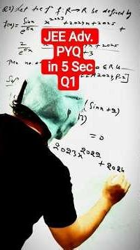 🔥🔥JEE Adv. PYQs Super Trick 5 Sec Alien 👽 Style | Q1 | Function Imp. concept #shortvideo #shortsfeed