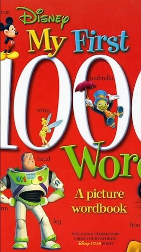 Disney My First 1000 Words Book - JSN