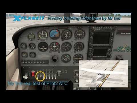 Testing Pilot2ATC in X-plane!