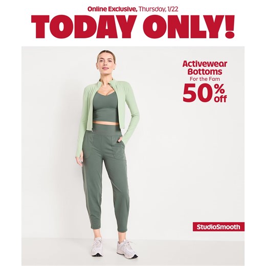 Feel-good activewear at prices worth breaking a sweat for 👏 Exclusions apply. | Old Navy