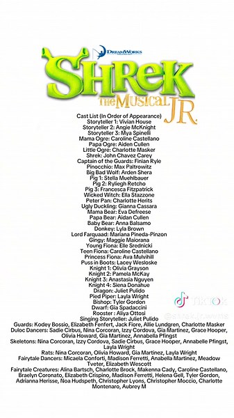 Shrek jr WVMS on TikTok