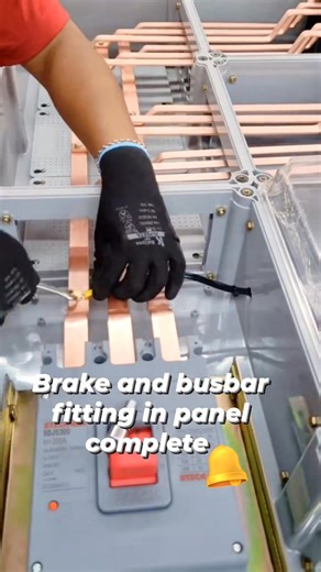 Brake and busbar fitting in panel complete #braker #busbar #fitting #panel #compleate | wire flexible | Facebook