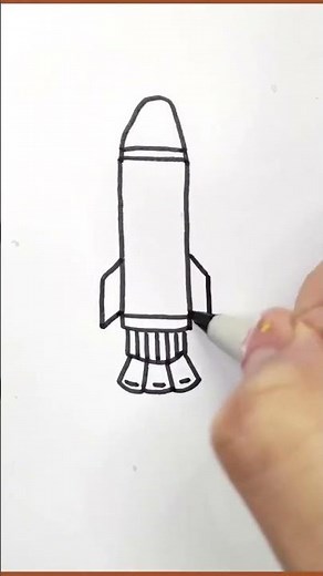 how to draw a spacecraft.....