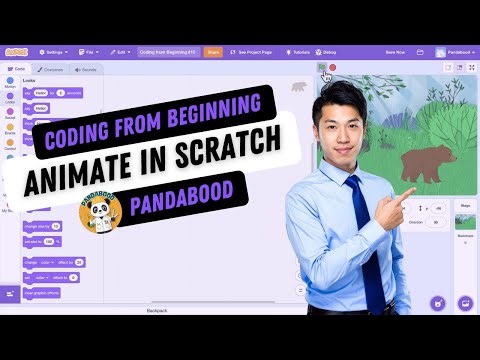 🎬 How to Animate in Scratch | Coding from Beginning #10 | Move, Walk & Glide!