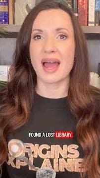 This was hidden behind a wall! #ancientcivilization #library #history