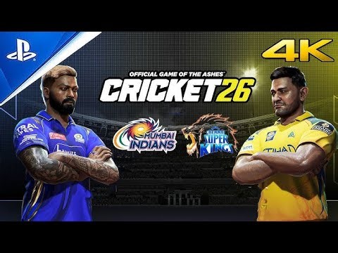 CSK VS MI LIVE 🔴 | IPL 2026 Match Gameplay | Cricket 26 Live Streaming | DHONIVISH